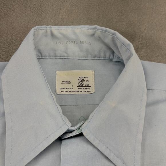 VTG RC Cola Delivery Uniform Work Shirt Men's Medium Half Sleeve Royal Crown USA - Picture 7 of 10